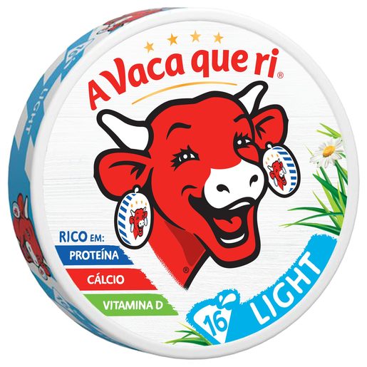 A VACA QUE RI Queijo Fundido Porções Light (16 unidades) 250 g A VACA QUE RI Queijo Fundido Porções Light (16 unidades) 250 g