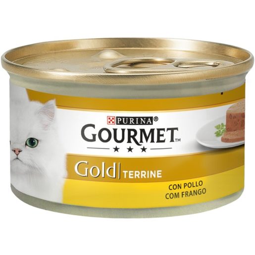 GOURMET Alimento Húmido Gold Frango para Gato 85 g