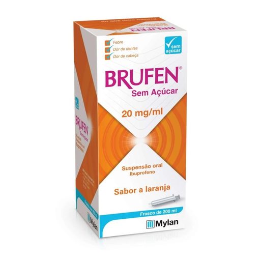 BRUFEN Sem Açúcar 20 mg/ml Suspensão Oral 200 ml