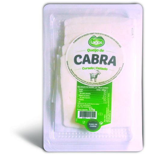 LAGOS Queijo Em Fatias de Cabra Curado 125 g