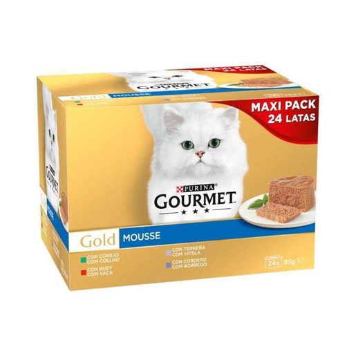 GOURMET GLOD Comida Húmida para Gato Mousse 24 x 85 g GOURMET GLOD Comida Húmida para Gato Mousse 24 x 85 g
