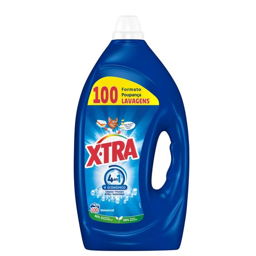 X-TRA Detergente Máquina Roupa Gel Universal 100 Lv