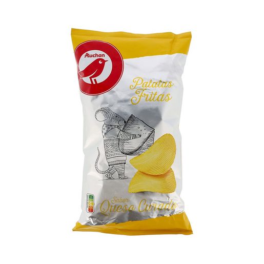 AUCHAN Batatas Fritas Sabor a Queijo 160 g