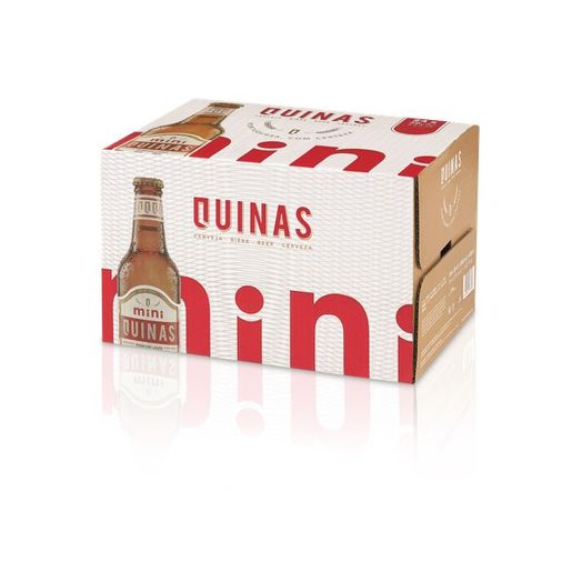 QUINAS Cerveja com Álcool Mini 12x200 ml QUINAS Cerveja com Álcool Mini 12x200 ml