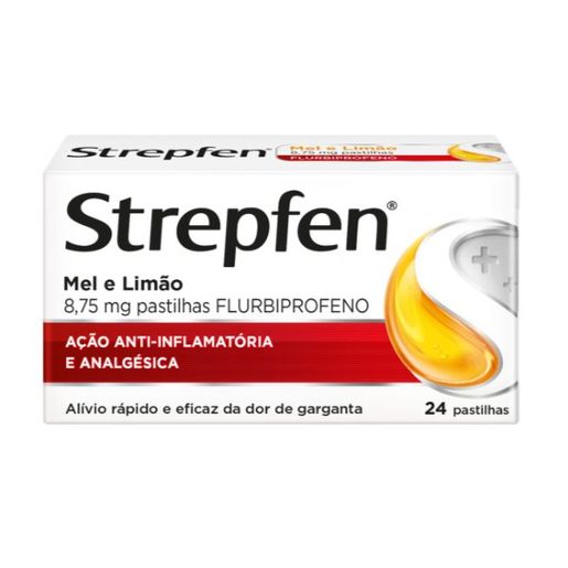 STREPFEN Mel e Limão 8,75 mg Pastilha 24 un