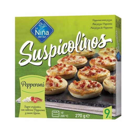 LA NIÑA DEL SUR Mini Pizza Pepperoni 270 g
